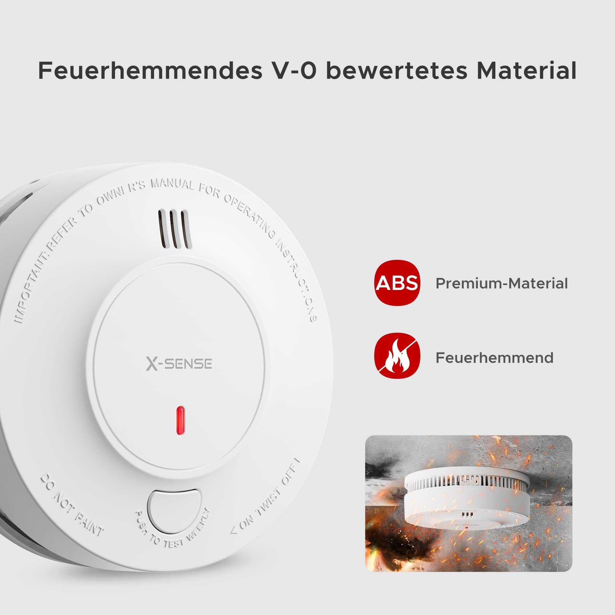 X-Sense SD19-W Drahtloser vernetzter Rauchmelder 6er Set - Umfassende Sicherheit für Ihr Zuhause Mesch Shop X-Sense SD19-W Drahtloser vernetzter Rauchmelder 6er Set - Umfassende Sicherheit für Ihr Zuhause Mesch Shop